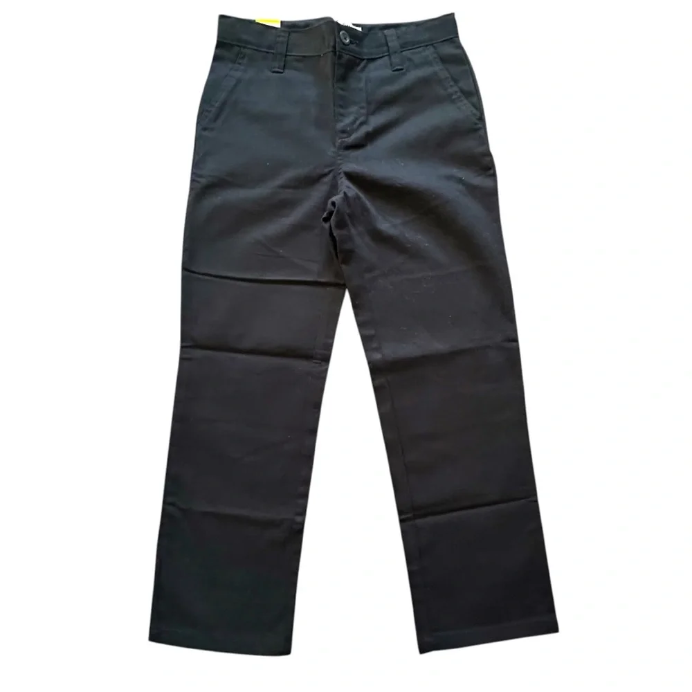 Old Navy | Boy's Straight Uniform Black Pants | Size 10 Husky | NWT | BRAND NEW